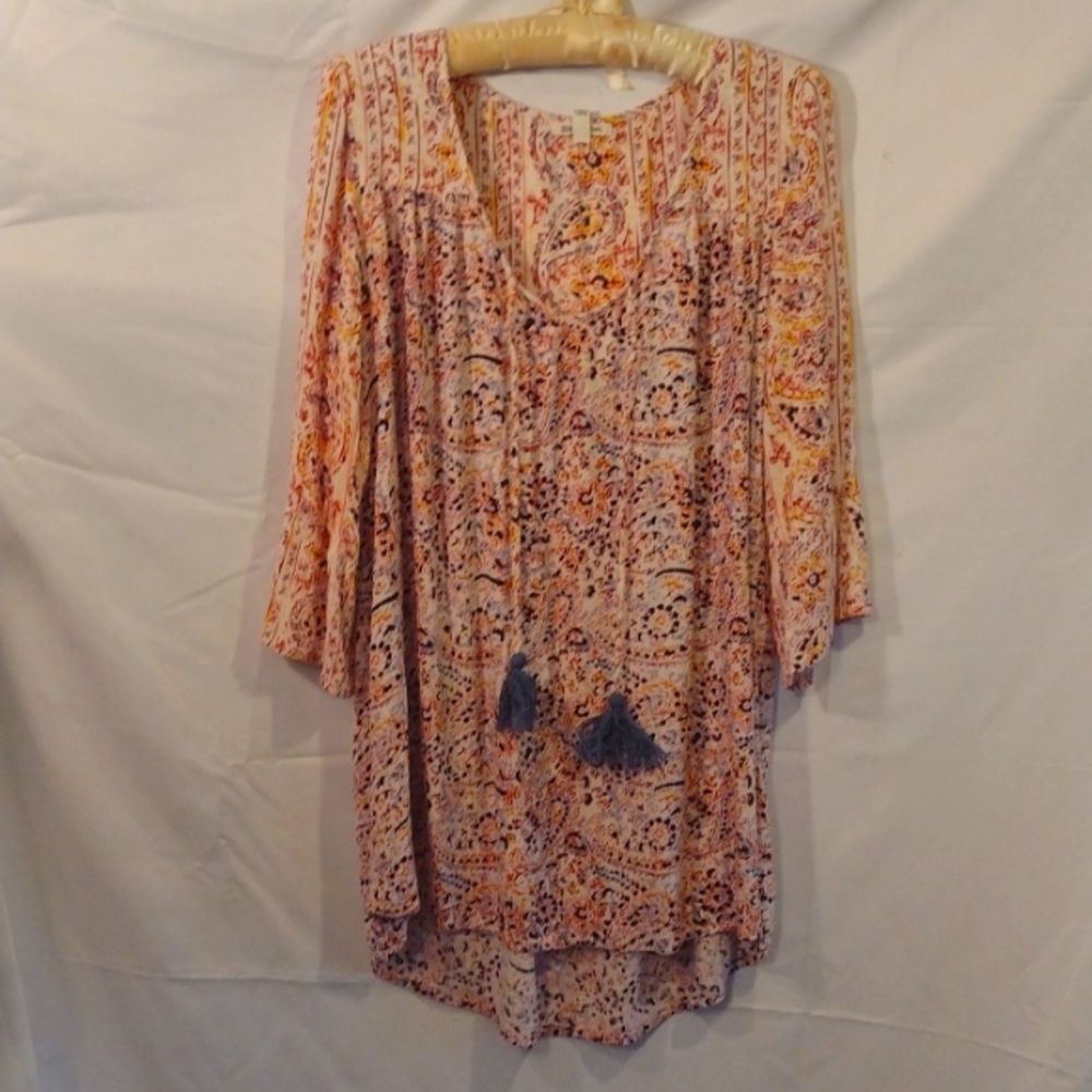 BOHO BILLABONG COLORFUL BLOUSE